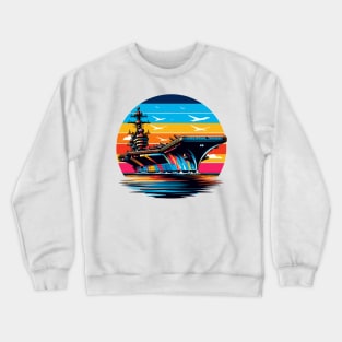 Aircraft carrier Crewneck Sweatshirt